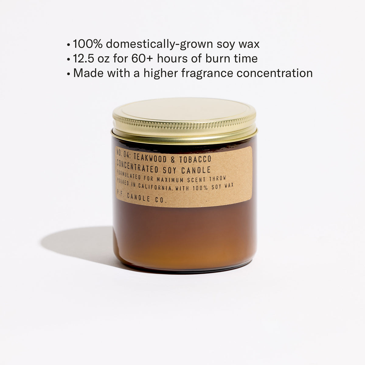 Teakwood & Tobacco – Large Concentrated Candle